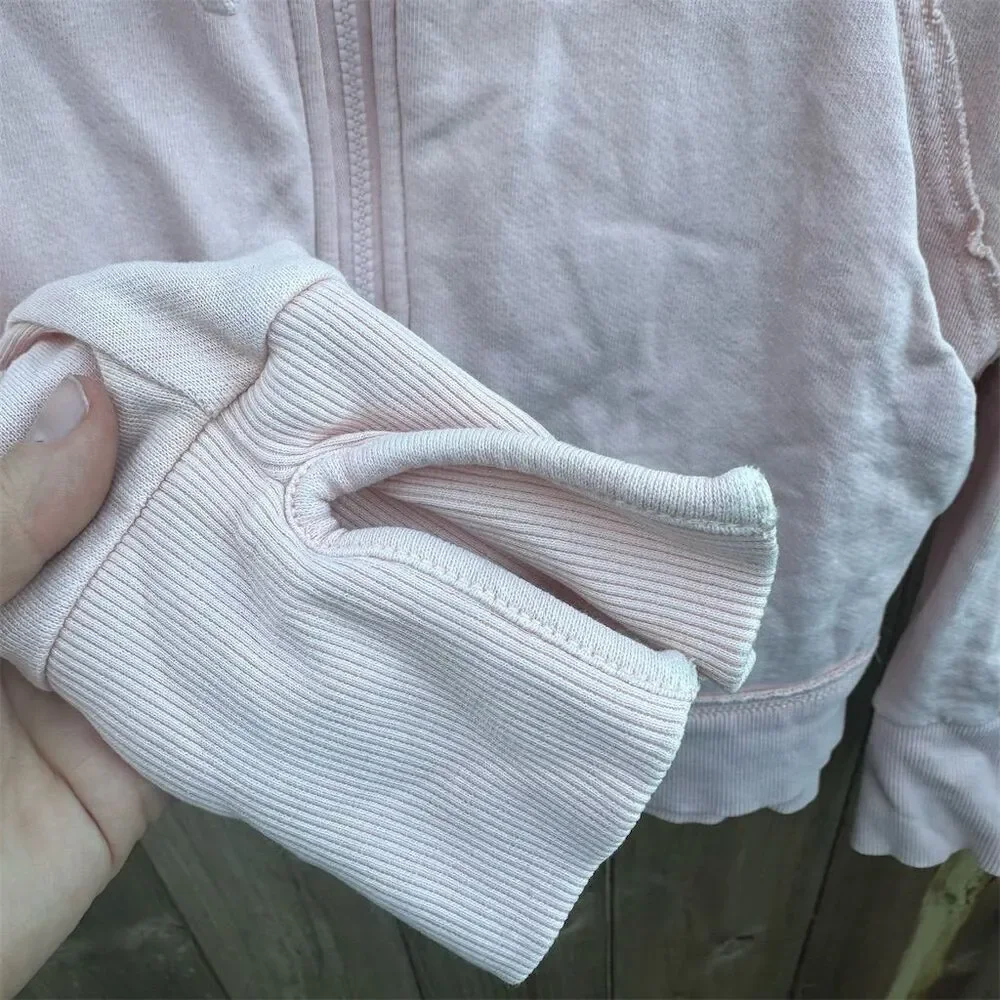 Free People Movement Women's XS Pink Hoodie Jacket Full Zip Casual